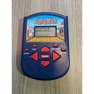 Vintage Milton Bradley Hangman Game 1995 - Electronic Handheld - Tested & Works